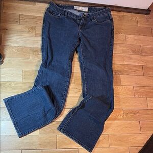 LOFT Women's Boot Cut Jeans in Deep Blue